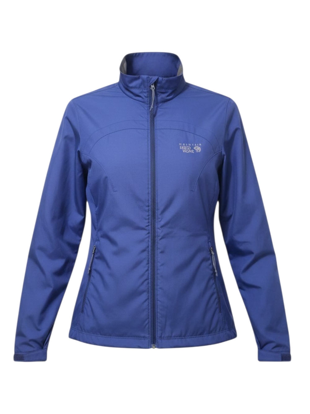 Mountain Hardwear Blue Packable Windbreaker Jacket Hiking Wom Med Gorpcore Fall